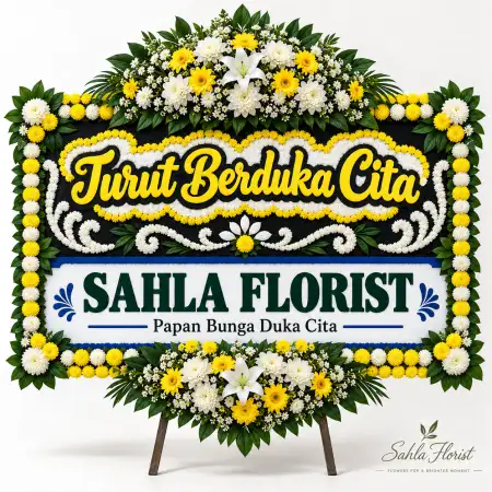 Papan Bunga Duka Garut
