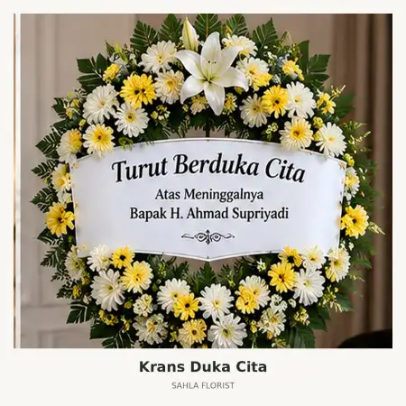 Krans Bunga Duka Garut